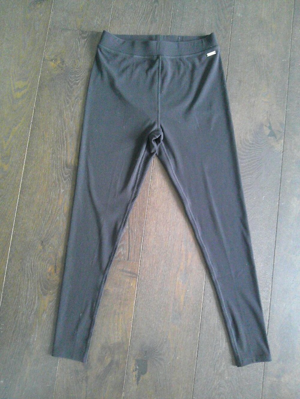BYLT Basics Women's Black Rib High Rise Legging